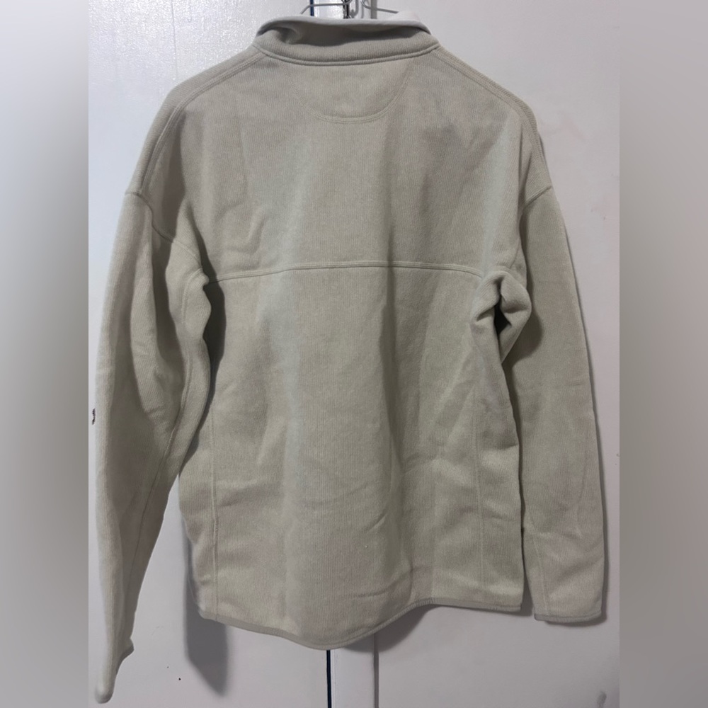 Patagonia Off-White Fleece Pullover size L - Picture 3 of 4